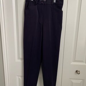 Talbots Petite Rich Purple Stretch Trousers Size 6